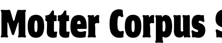 Motter Corpus Std Condensed Yazı tipi ücretsiz indir